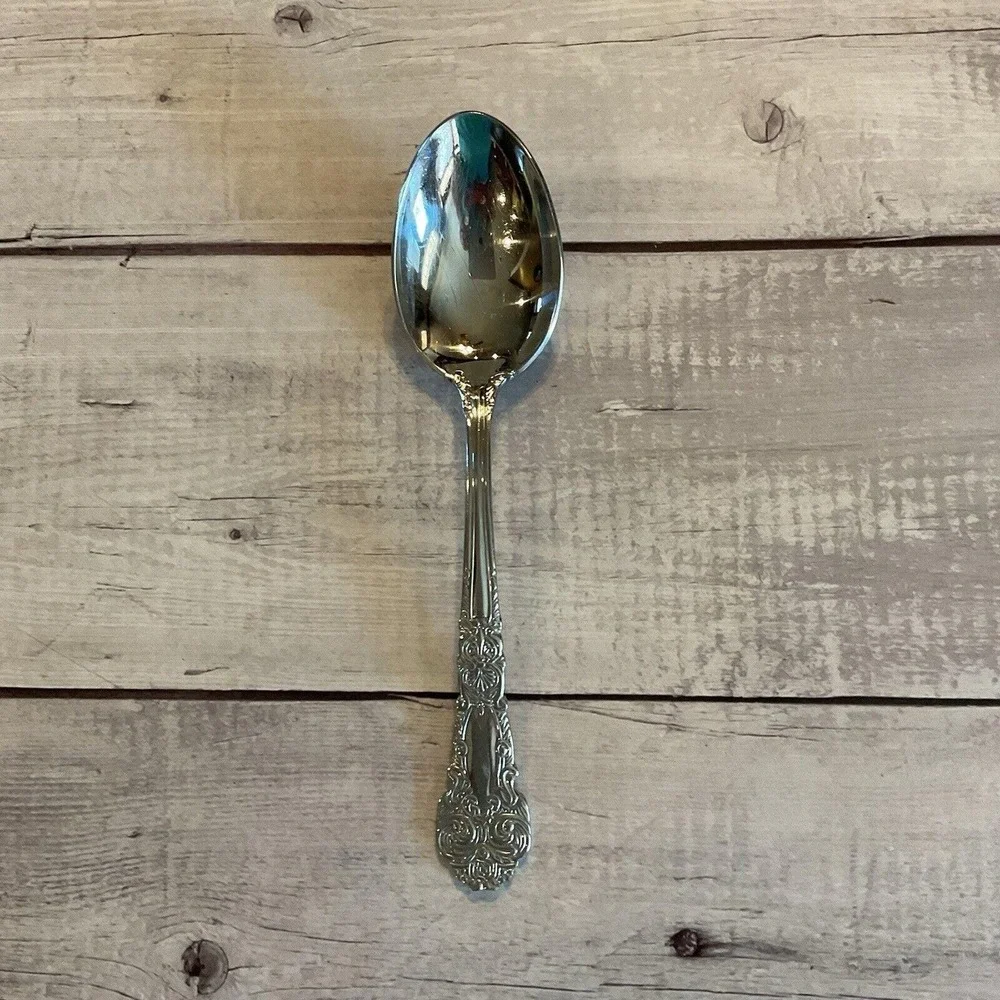Reed & Barton Stainless Flatware Renaissance Serving Spoon Tablespoon